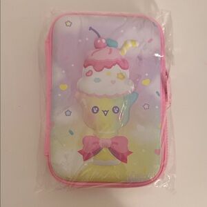 Harajuku Lovers Pastel Ice Cream Pencil Case - Pink, Lavender, Yellow